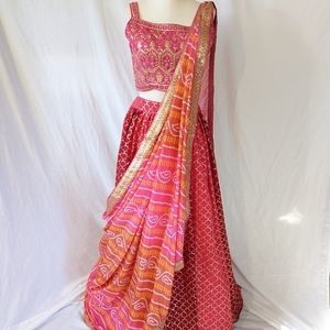 NWOT Beautiful ready to wear Lehenga Choli for wedding